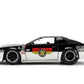 Jada Toys Bigtime Muscle 1:24 1985 Chevy Camaro Mickey Thompson Die-cast Car - Opening Doors, Hood, Trunk, Rubber Tires(Glossy Black/Silver)