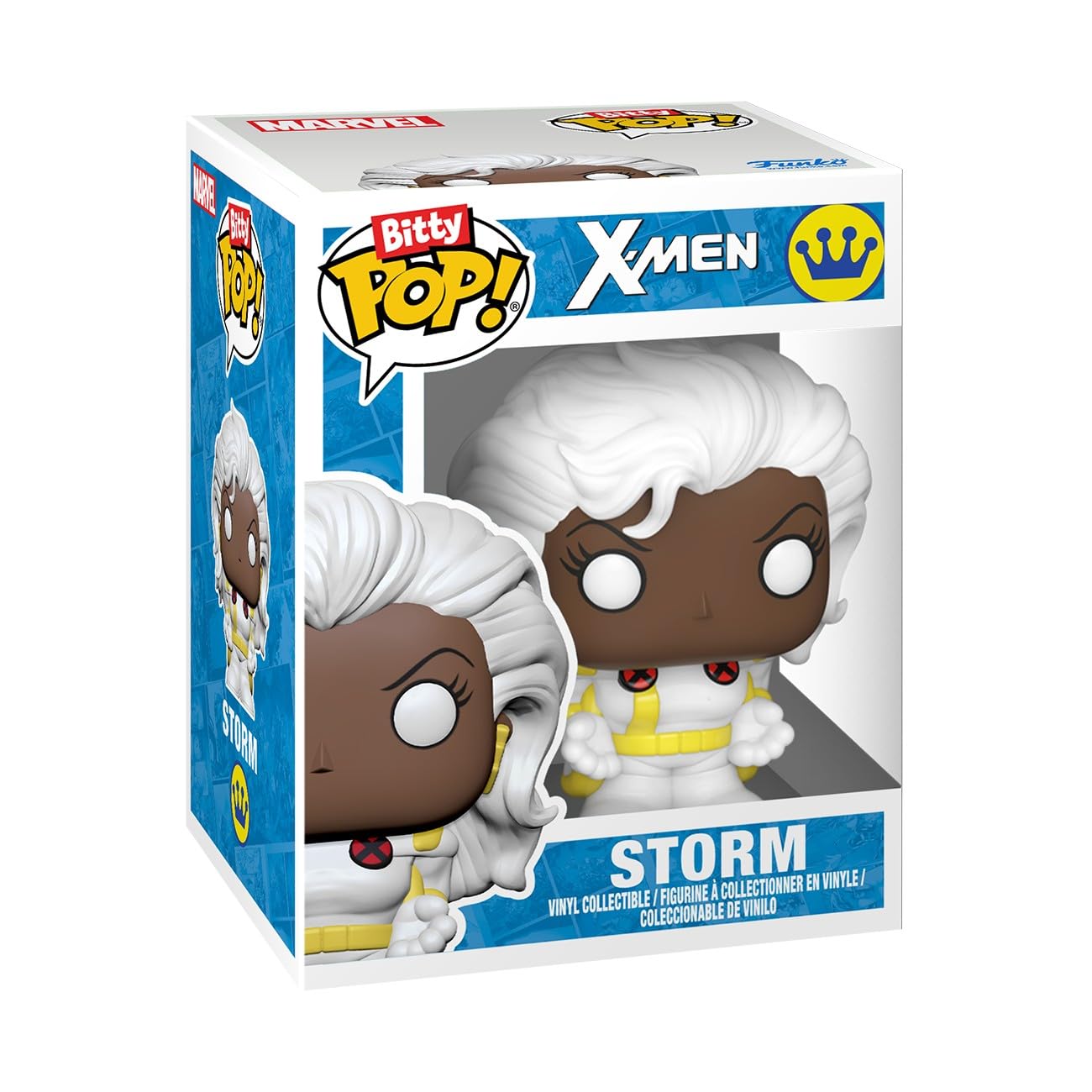 Funko Bitty Pop! X-Men: Rogue, Nightcrawler, Gambit, Storm and A Surprise Mystery Mini Figure - 0.9 Inch (2.2 Cm) Collectable - Stackable Display