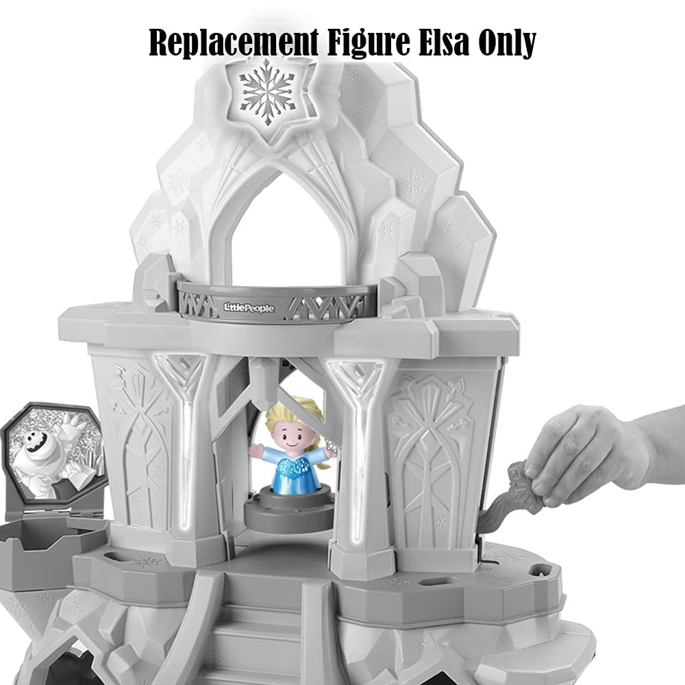 Replacement Part for Fisher-Price Little People Deluxe Frozen Castle - GWD33 ~ Replacement Princess Elsa Figure