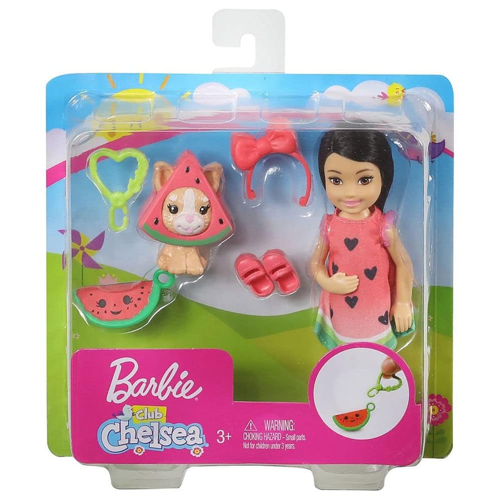 Barbie Club Chelsea Dress-Up Doll in Unicorn Costume, 6-inch