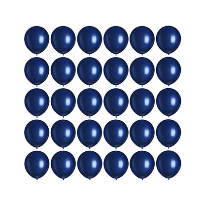 Navy Blue Balloons, 5 inch 100pcs Mini Dark Blue Latex Balloons for Birthday Wedding Baby Shower Decorations (Navy Blue)