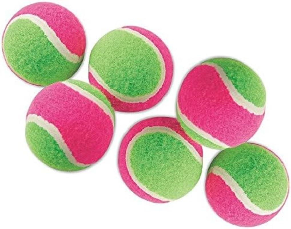 YMCtoys Replacement Sticky Balls for Toss and Catch Sport Game, Hook and Loop, Refill Pack of 6