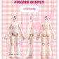 Bonnie Blind Box Doll Figures, 1/12 BJD Doll OB11 Size Action Figures, Movable Dolls with Doll Clothes Surprise Gift Toys (Sweetheart Party