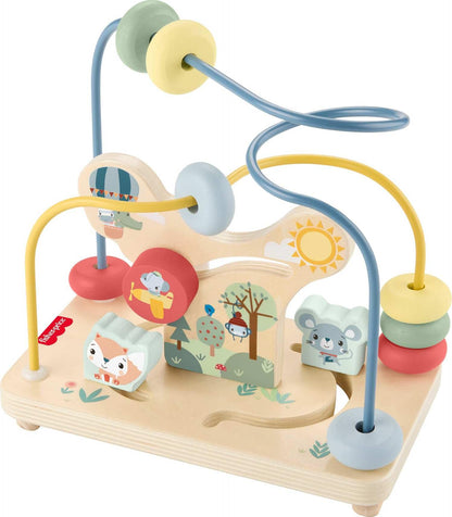 Fisher-Price Wood Bead Maze Activity Toy
