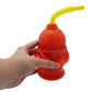 4E's Novelty Fire Hydrant Straw Cups With Lids (10 Pack) 12oz - For Paw Dog Patrol, Firefighter Birthday Party Favors, Firetruck Fireman Party