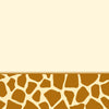Plastic Table Cover, Animal Print Giraffe
