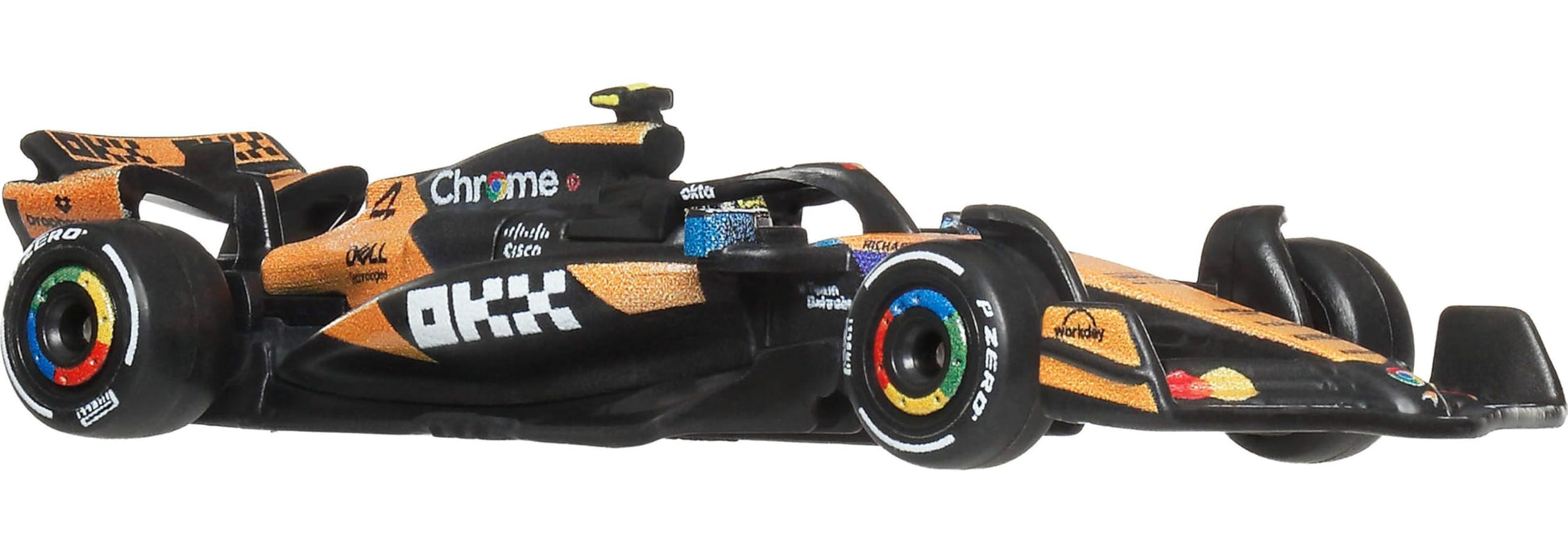 Hot Wheels 1:64 Scale Premium Die-Cast Formula 1 Collectible Toy Race Car with Real Riders Tires & Metal/Metal Body & Chassis