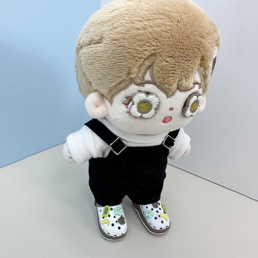 niannyyhouse 15cm 17cm Doll 1/6 BJD Shoes Length 4.3cm Doll Accessories Dressup (Pink+Gray)