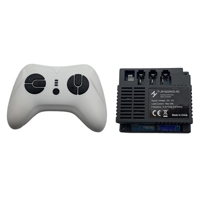 FULIHUA JR1922RXS-AD 2.4G Remote Control and Receiver, for Kids Ride On Toys, 12V Control Box Motherboard Accessories Ride On Car Replacement Parts