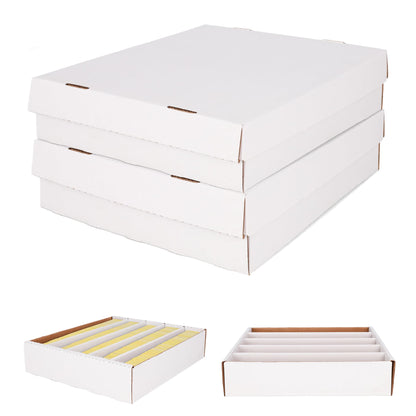 BCW Super Monster 5-Row Trading Card Storage Box, 2 Pack | Holds 5000 Standard Cards or 7000 Gaming Cards | Card Storage for Baseball, Basketball &