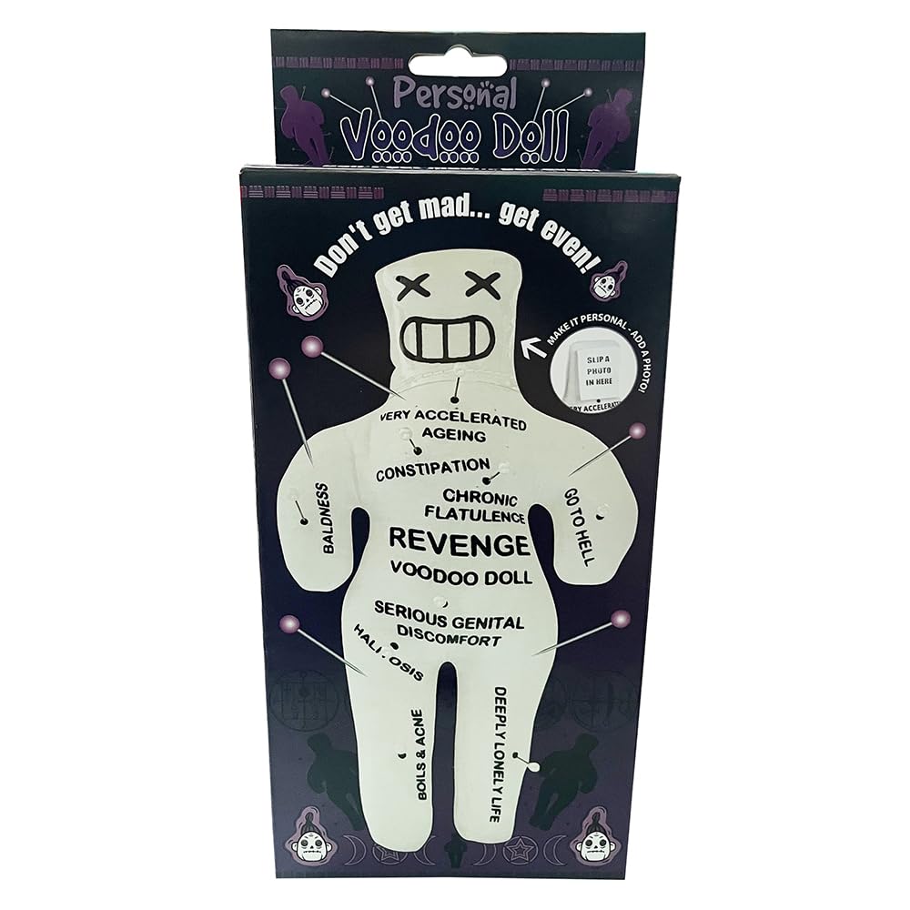 Diabolical Gifts DP0494 Revenge Voodoo Doll Joke Novelty Gift Present