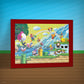 Super Mario “Chaos & Fun” 1,000 Piece Jigsaw Puzzle, Dimensions 19” x 27”, Collectible Puzzle Artwork Featuring Mario, Luigi, Nabbit and More!