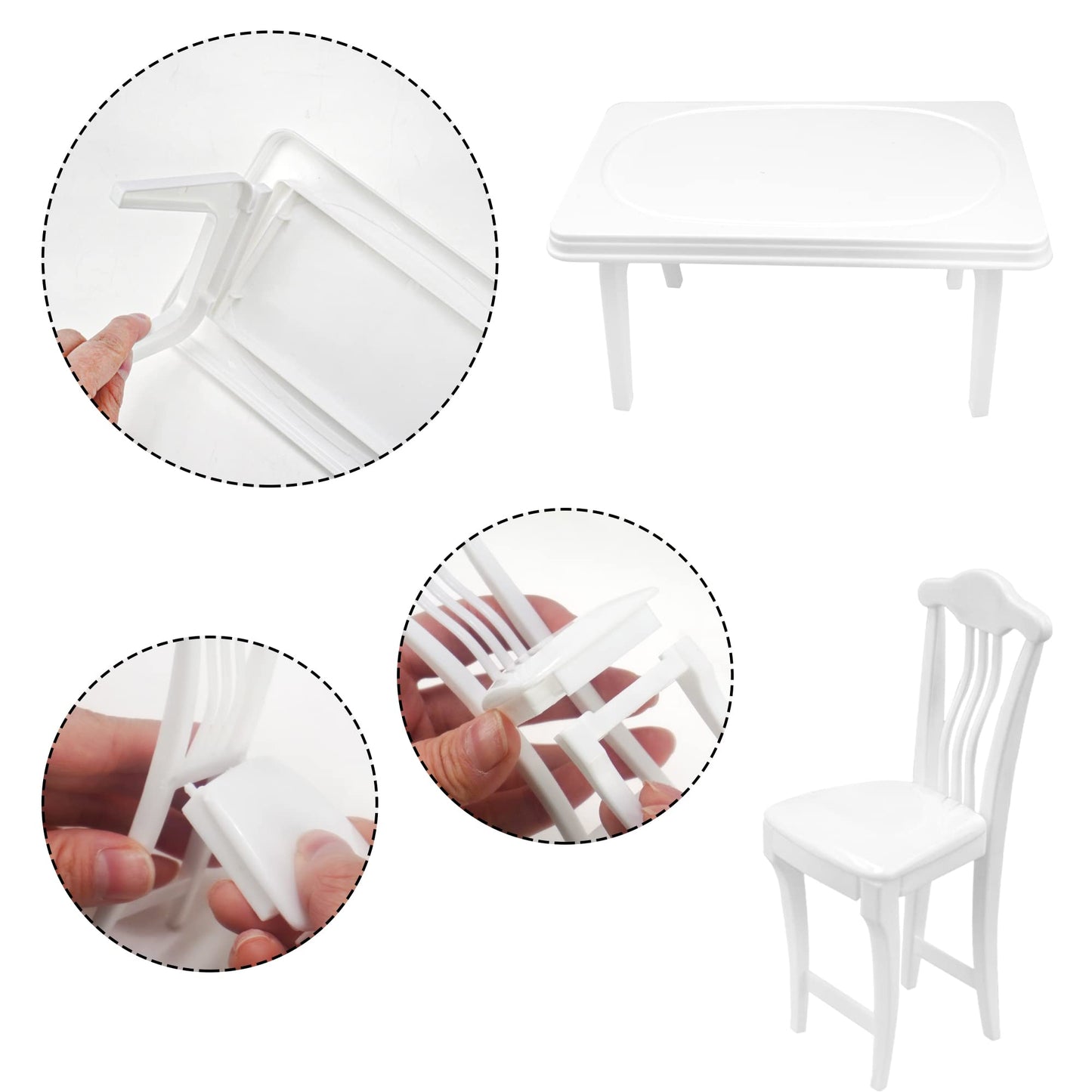 30 Pcs Miniature Food Drinks Laptop Computer Books Toys Dollhouse Miniature Furniture Plastic Table Fits Accessories Scale Dollhouse Playsets Girl