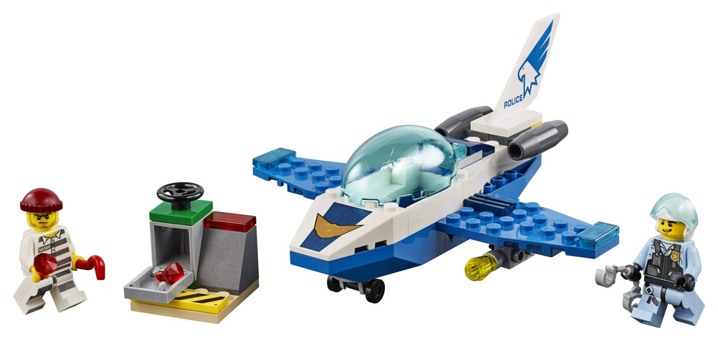LEGO City Sky Police Jet Patrol 60206 Building Kit (54 Pieces)