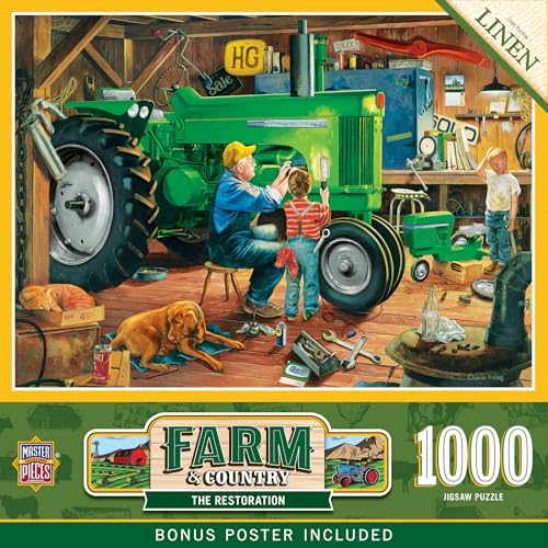 MasterPieces 1000 Piece Jigsaw Puzzle for Adults, Family, Or Youth - The Restoration - 19.25"x26.75"