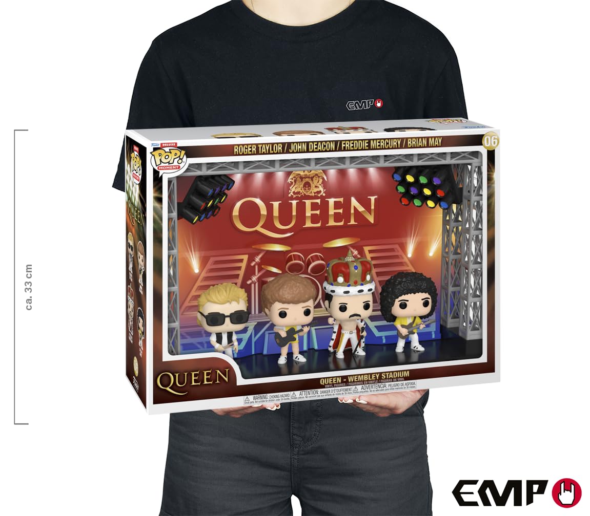 Funko POP! Moments Deluxe: Queen - Wembley Stadium - Collectable Vinyl Figure - Gift Idea - Official Merchandise - for Kids & Adults - Music Fans -