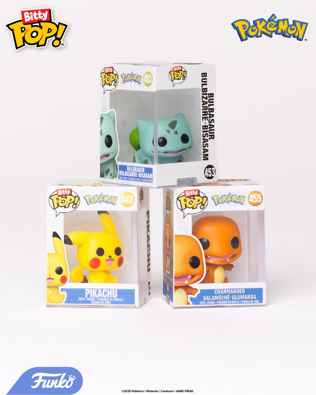 Funko Bitty Pop! Pokemon - Pack of 12 - Includes Pikachu, Eveee, Charmander, Squirtle and More - 2.2cm - Collectible Miniature - Miniature Toys - Gift