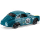 Hot Wheels Porsche 356A Outlaw 1:64 Scale Car, Turquoise, 325/365, 2017 Nightburnerz Series, Kids Aged 3 and Above