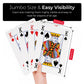 Kangaroo Extra Large Jumbo Size Playing Cards 8 x 11 Inch - Giant Deck of 52 Large Card for Kids & Adults - Fun Educational Card Games for Kids