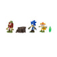 Sonic Prime 2.5-inch Action Figures Bos Cage Maze Themed 5 Pieces: Sonic, Gnarly Knuckles, Mangey Tails, Tree Stump and Green Shard. Ages 3+
