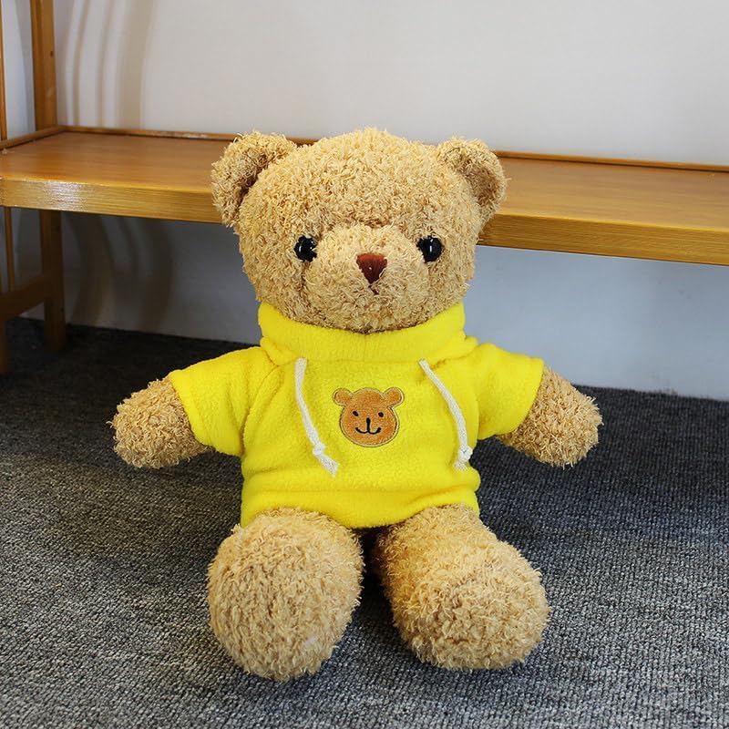 Sibupue Teddy Bear Stuffed Animals Soft Plush Cute Teddy Bear Doll for Boys Girls 11.8in (taidi Xiong huanse)