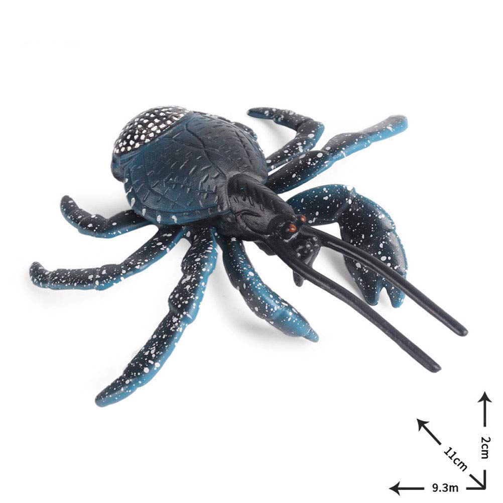JOKFEICE Realistic Animal Figures Coconut Crab Sea Animal Toy, Science Project, Cake Topper, Early Educational Toys Birthday for Toddlers Kids Age 3 4