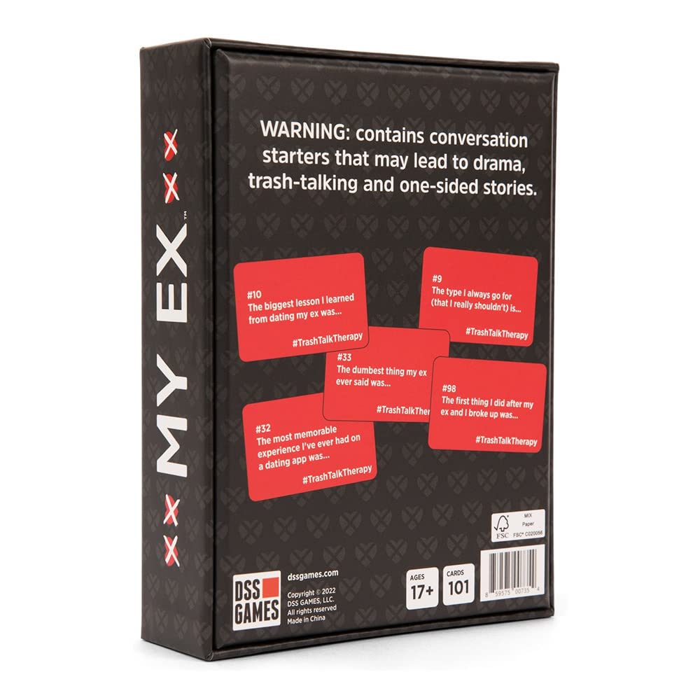 My Ex | Funny Conversation Starters Card Game | Great for Girls Night