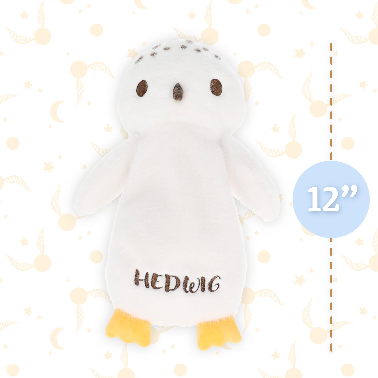 Kids Preferred Cuddle Pal - Harry Potter Hedwig Plush 11 Inch - Stuffed Animal for Babies & Newborn - Baby’s First Plush Blankie