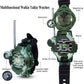 Walkie Talkie for Kids,Walkie Talkies Watch Spy Army Toys Gifts for Children,Two-Way Radio Walky Talky Watches with Flashlight Children Outdoor Game