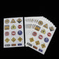 Easnea 10 Sheets Fun Road Tape for Car Toys, Traffic Sign Stickers for Playing and Learning, Perfect to Develop Your Kids Imagination and Memory - C