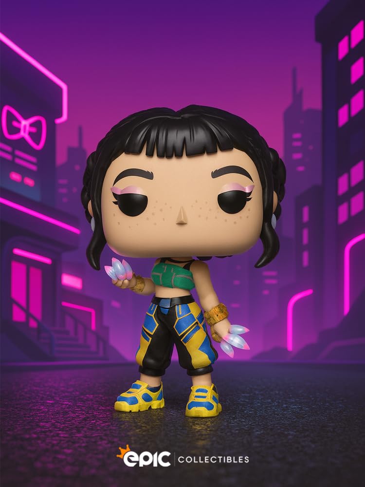 Epic Collectibles Pop Anime K Pop Demon Hunters - Zoey Vinyl Figure Bundled with Box Protector Compatible for Funko