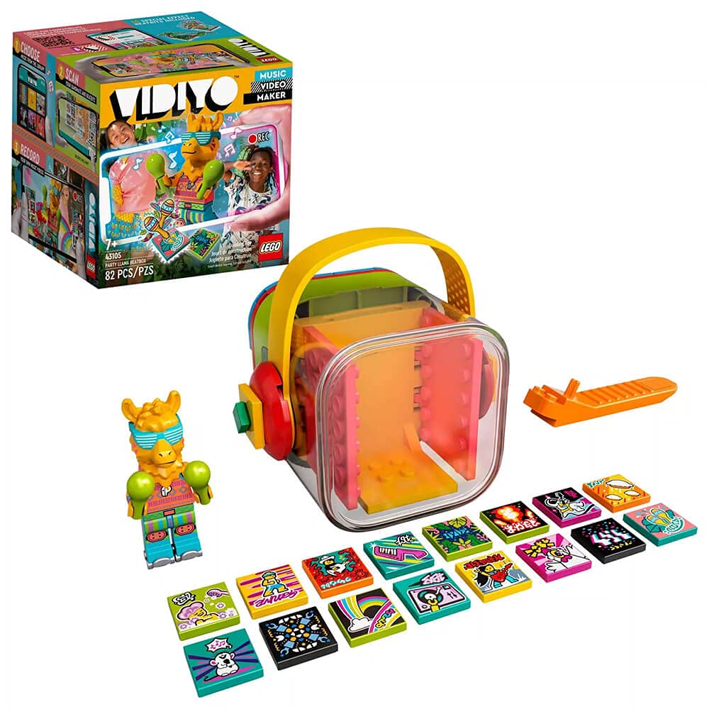 LEGO VIDIYO Party Llama Beatbox 43105 Building Kit with Minifigure; Creative Kids Will Love Producing Music Videos Full of Songs, Dance Moves