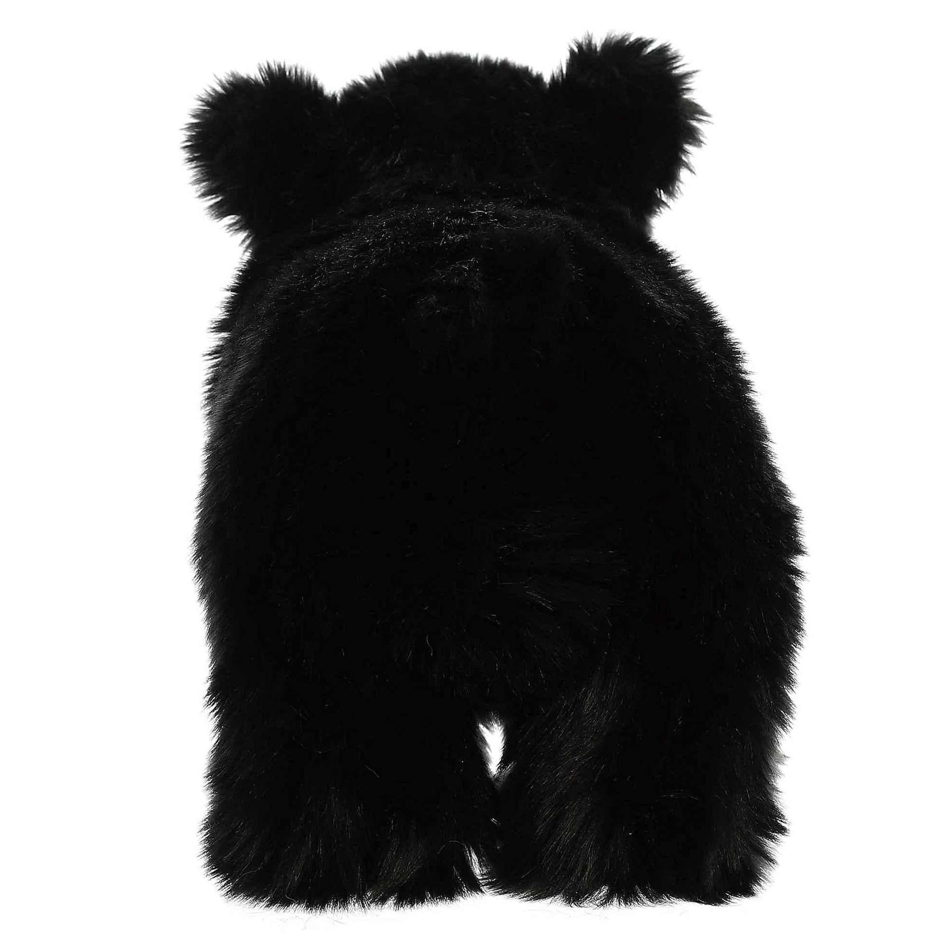 Aurora® Adorable Miyoni® Tots Black Bear Cub Stuffed Animal - Lifelike Details Make a Cherished Companion - Perfect for Decorating Bedrooms or