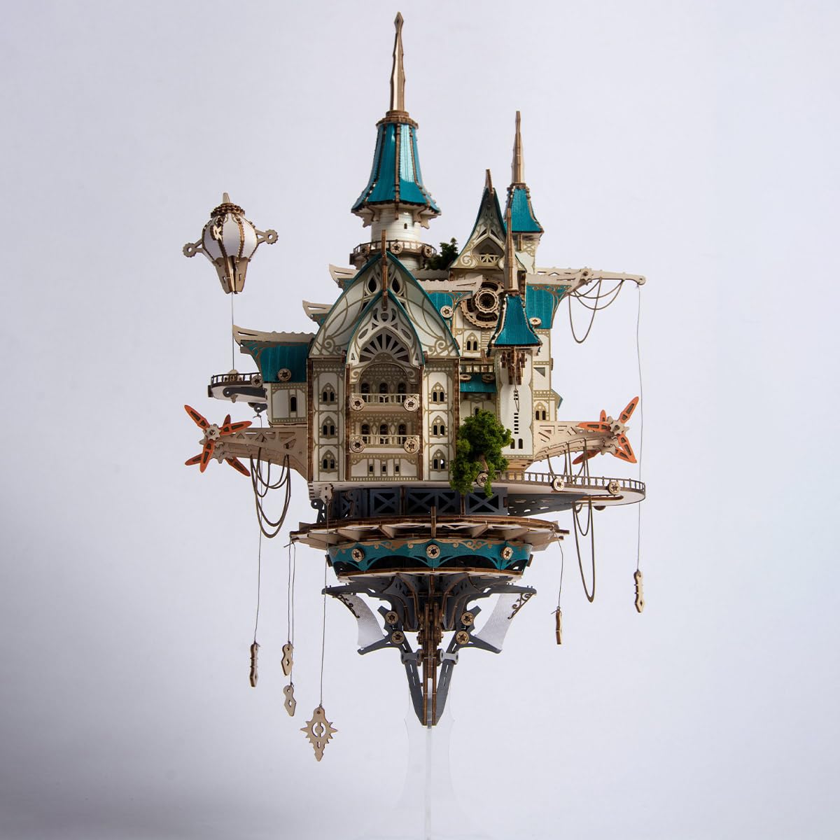 3D Wooden Puzzles for Adults, 699PCS Fantasy Steampunk Castle Model Kit to Build - Wooden Castle Ornaments Craft Kits Ideal Christmas or Birthday Gift