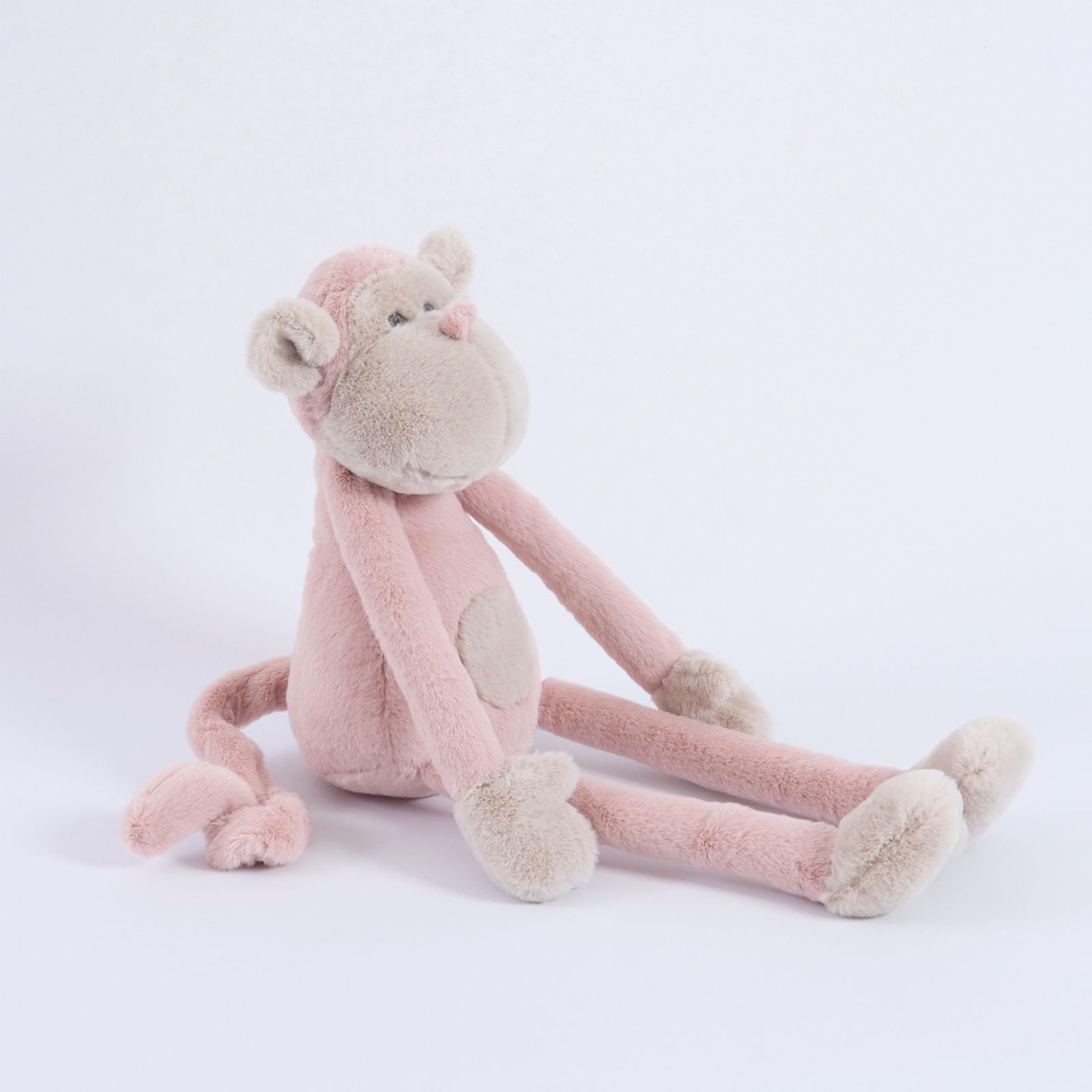 Stridewell 12in Pink Monkey Stuffed Animal Plush Toy, Soft Hugging Gift
