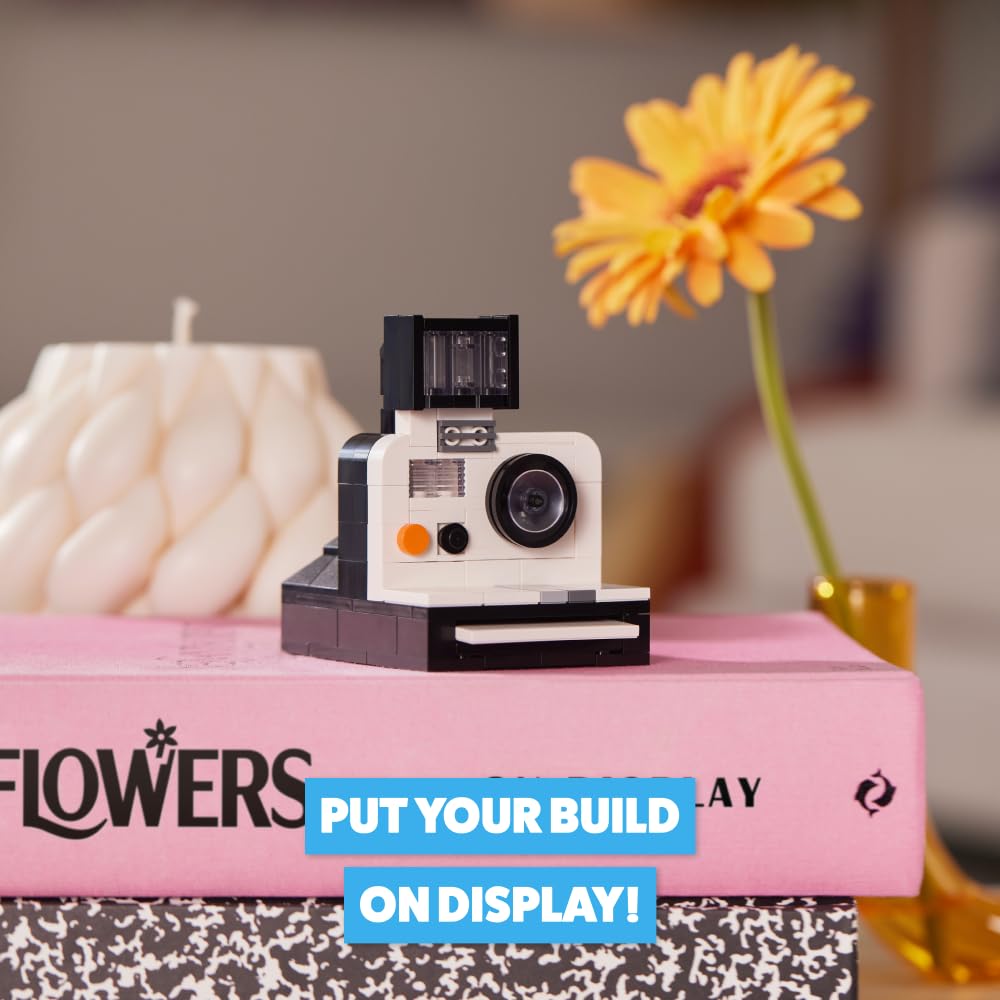 MAX Premium Retro Building Bricks Collection (Polaroid) by ZURU, Building Bricks for Teens, Adults and Collectors. Build, Collect and Display Your