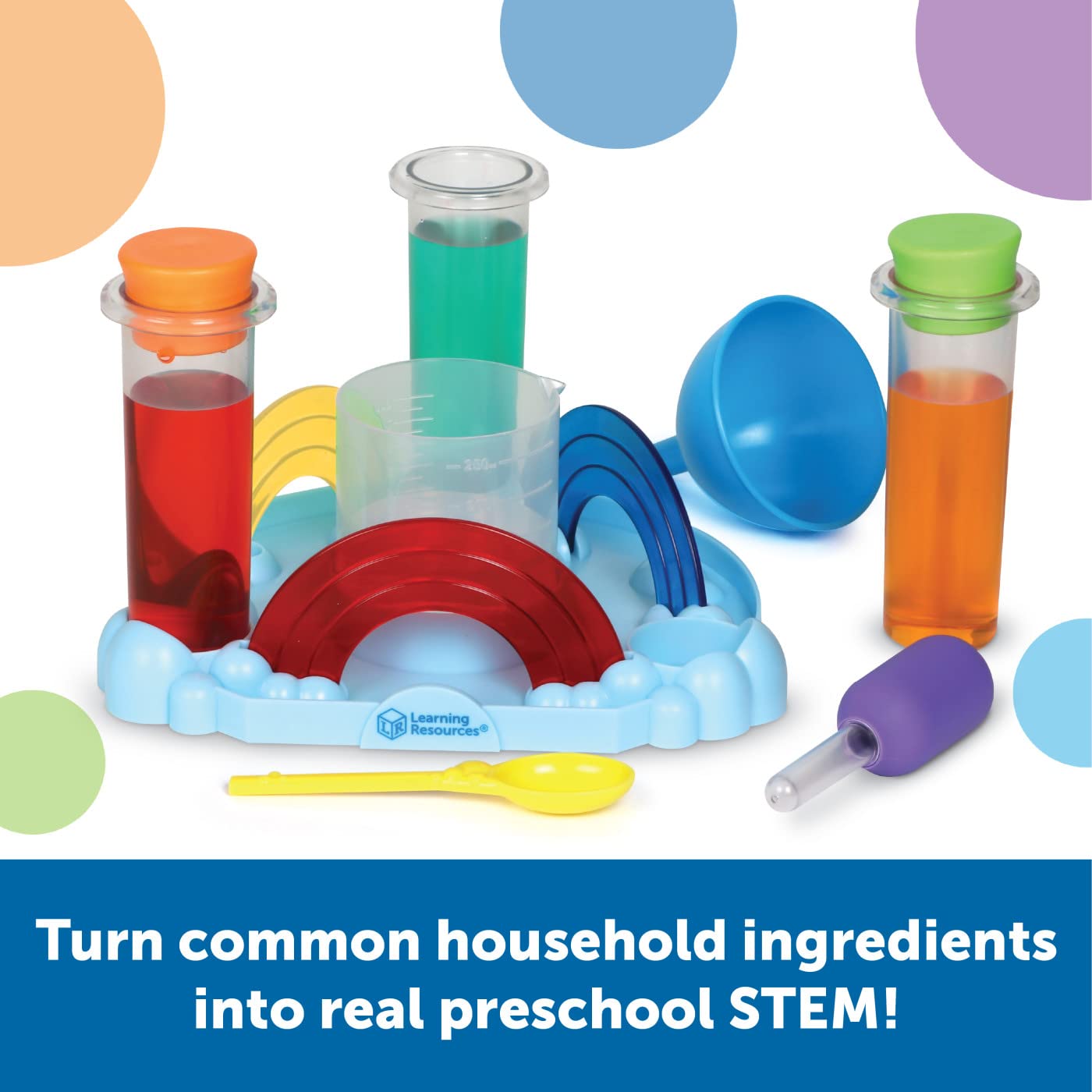 Learning Resources Rainbow Reactions Preschool Science Lab