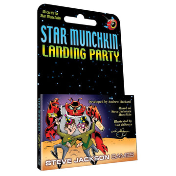 Star Munchkin: Landing Party Card Game (Mini-Expansion) | 30-Cards | Adult, Kid & Family Card Game | Space Fantasy Roleplaying Game | Ages 10+ | 3-6