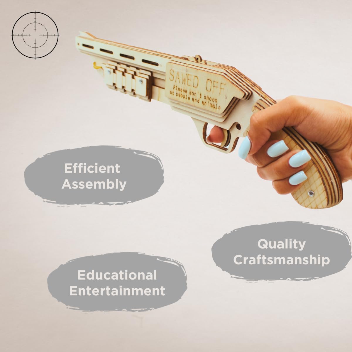 Caliber Gourmet Shot Gun Wood Puzzle