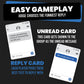 Viral Studios Left on Read - Hilarious Text Message Party Game for Adults | 500 Cards, Fast-Paced Group Fun for Game Nights, Parties, and College