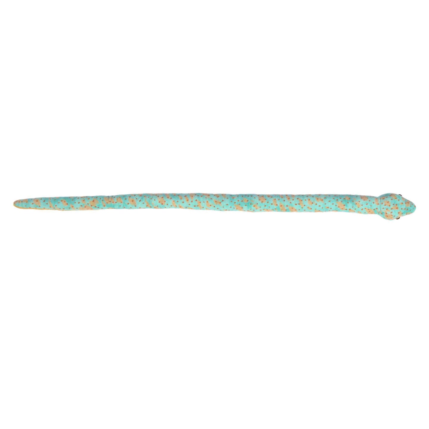 Aurora® Playful Mint Speckled Snake Snake Stuffed Animal - Vibrant Colors for an Eye-Catching Design - Perfect for Kids, Adults, and Any Reptile