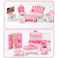 35 Pcs Dollhouse Furniture Accessories Set Mini House Furniture Small Dollhouse Miniature Furniture Play House Accessories 1:12 Tiny Kitchen Bedroom