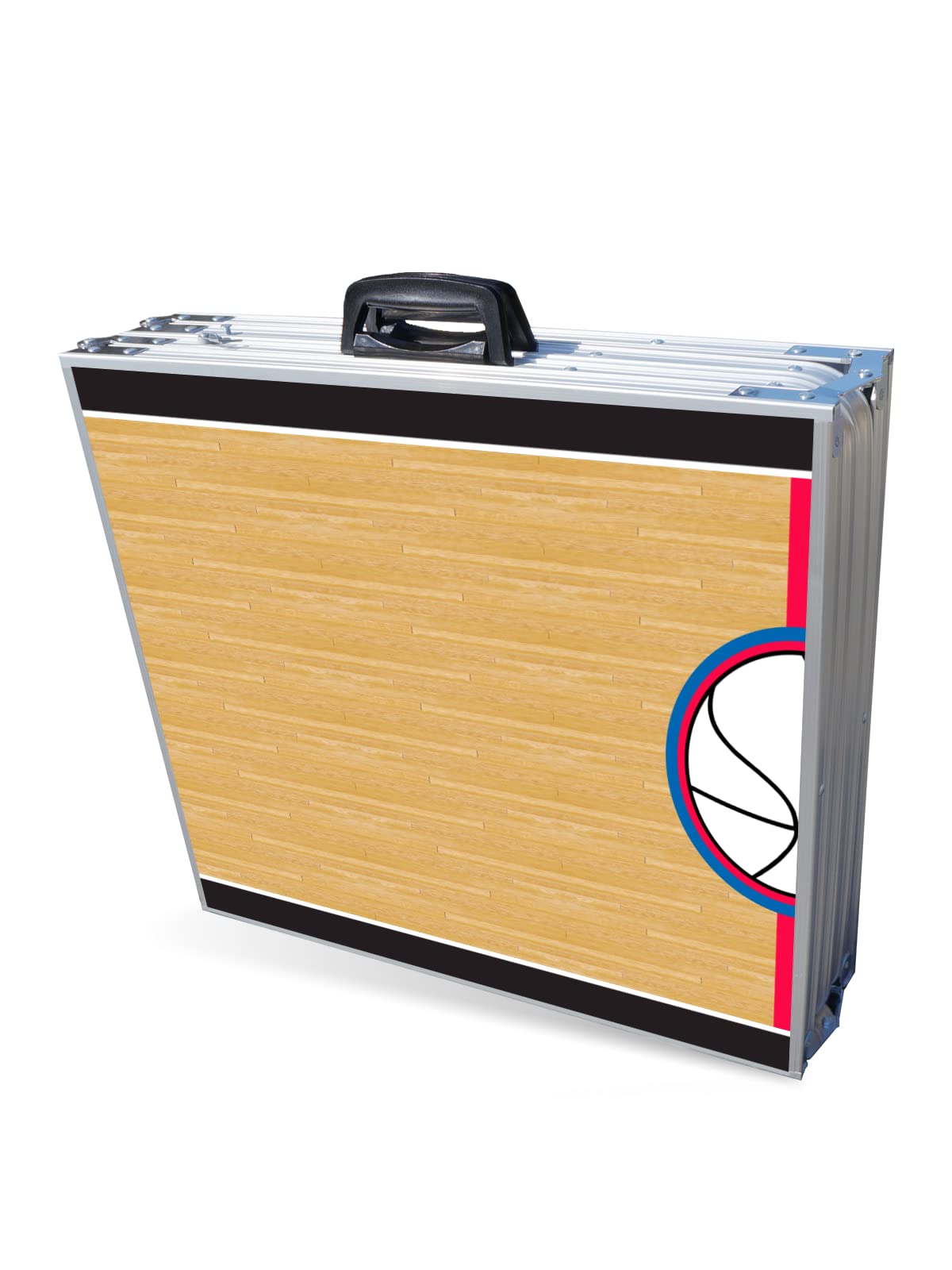 8-Foot Professional Beer Pong Table w/Cup Holes - Los Angeles Basketball Court