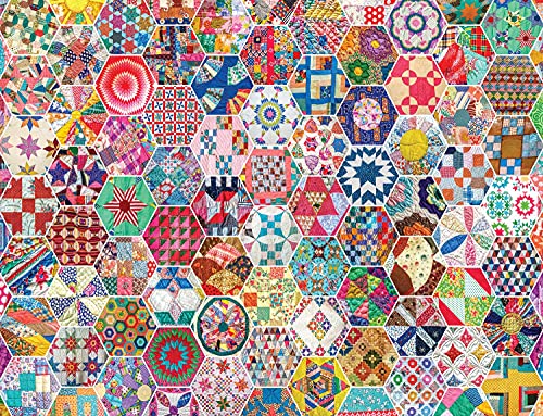 Springbok Crazy Quilts 500 Piece Jigsaw Puzzle for Adults