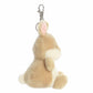 Aurora® Adorable Palm Pals™ Ella Bunny™ Clip-On- Fun Collectible Plush for Kids and Adult Collectors - Perfect for Backpacks and Birthday Gifts