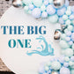 The Big One Sign Decal - Wave Themed 1st/First Birthday Party Decoration,The Big One Deco,Boy One Birthday Party Decorations (The Big One Decal)