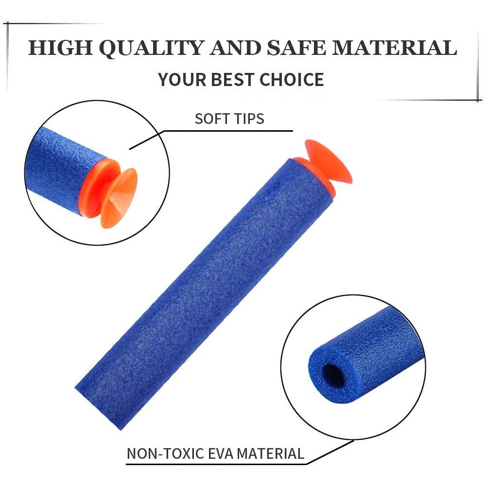 YagoDago Refill Suction Darts Bullets Fit for Nerf N-Strike Elite Toy Gun