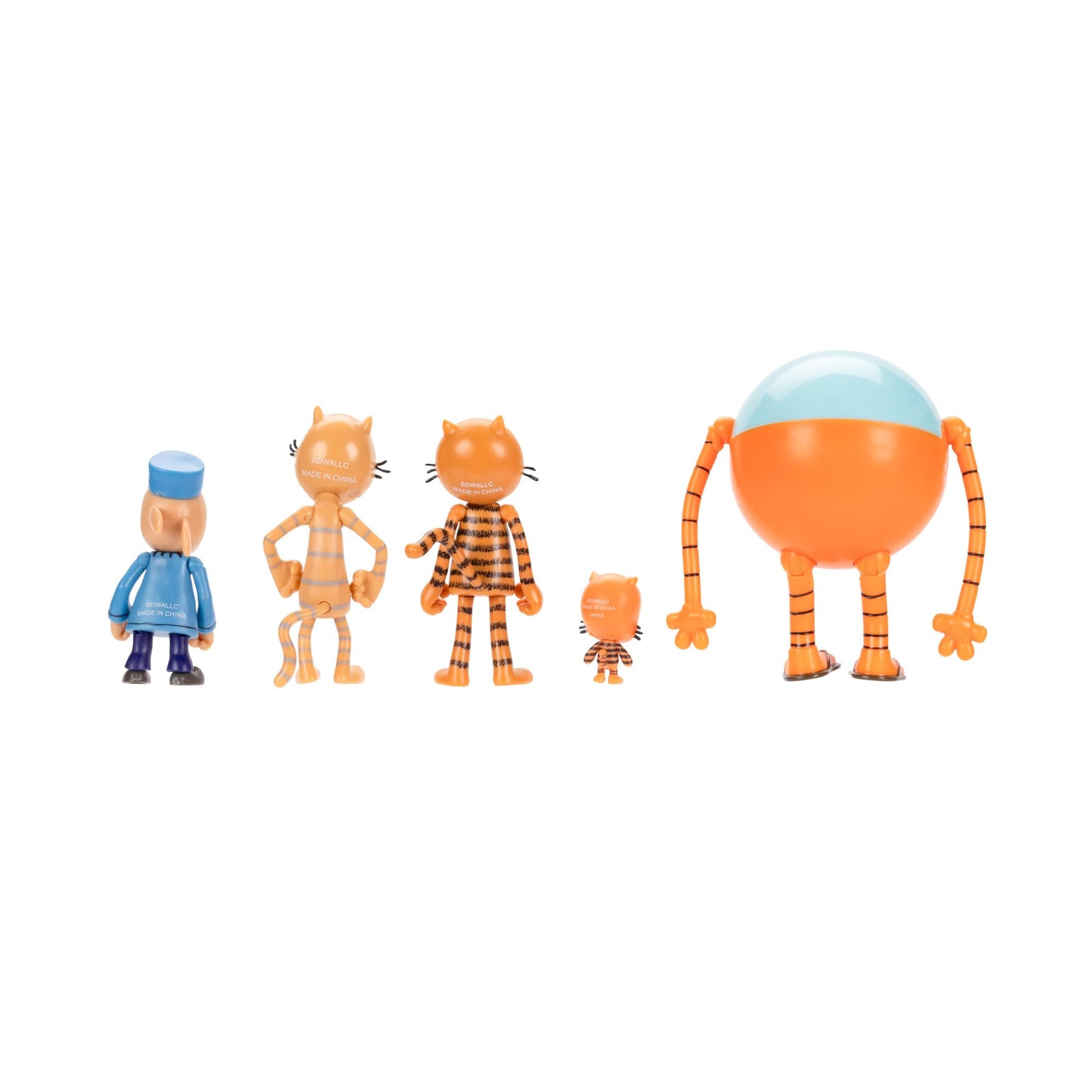 JAKKS Pacific Dog Man Movie Action Figures Multipack Set, Includes 2.5 Inch Scale Figures - Inspired by the Dog Man Movie Toys from Wave #2, Includes