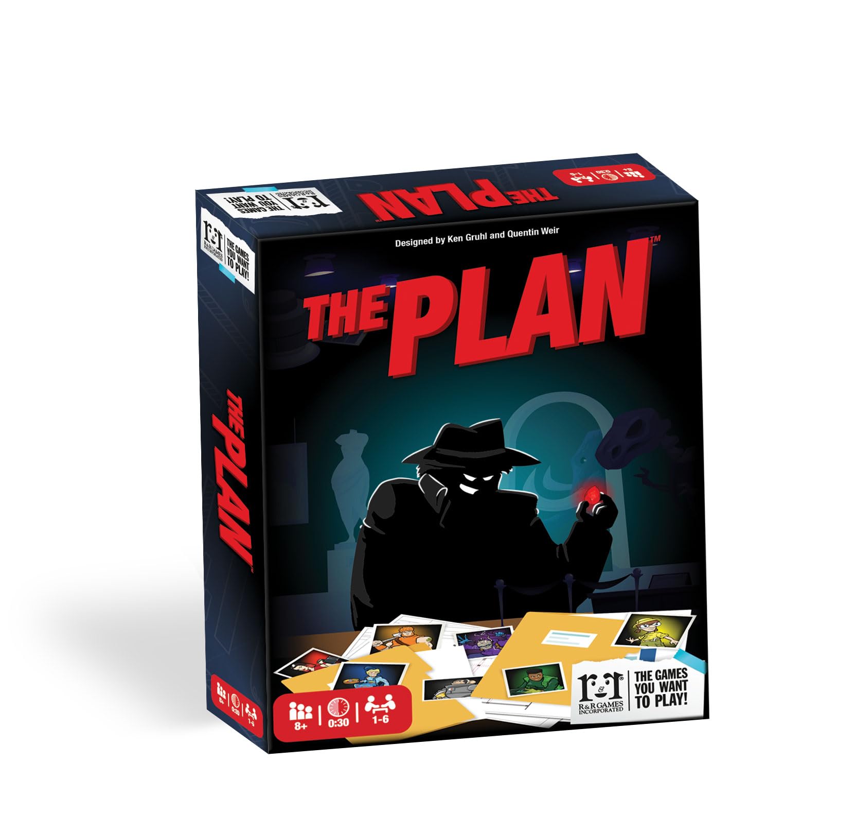 R&R Games The Plan, Strategic Card Game, Heist Card Game, Family Games for Kids and Adults, Fast Play Time