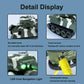 Ouhgnoh Mini WWII Gray German Tiger RC Tank Toy 1/72 Scale Model Electronic Radio Remote Control Vehicle Tank